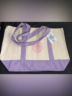 Trader Joe’s Large Lavender Reusable Tote Bag